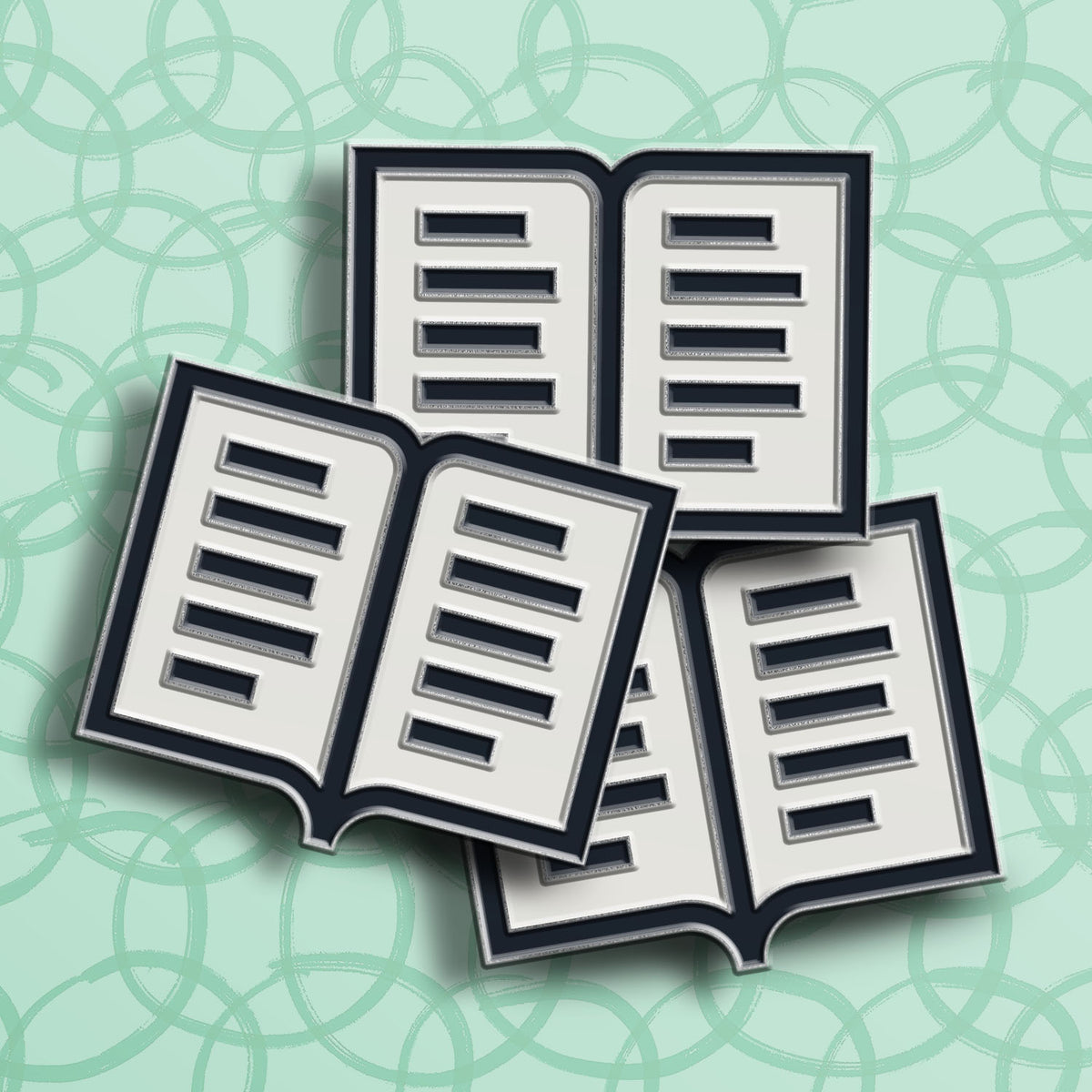Type the Word Enamel Pin